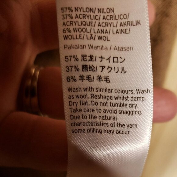 Topshop Womens Oversized V Neck Tunic Sweater 12 - Picture 7 of 8